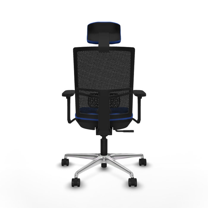 PIQUERAS Y CRESPO Silla de oficina Yunquera con mecanismo Sincro, Azul y Negro PIQUERAS Y CRESPO Silla de oficina Yunquera con mecanismo Sincro, Azul y Negro
