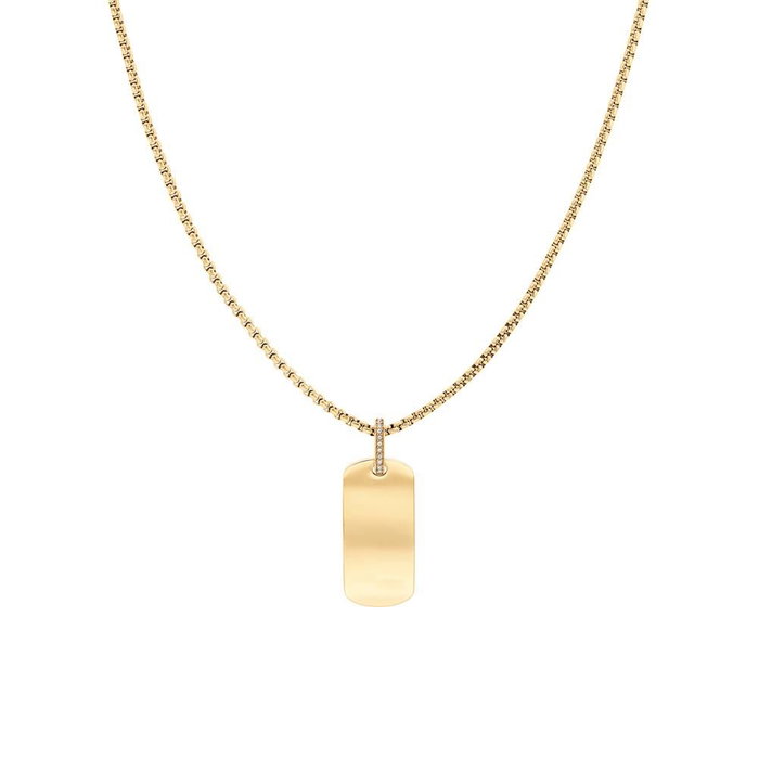 Tommy Hilfiger Collar Dorado de Acero Inoxidable 50cm Tommy Hilfiger Collar Dorado de Acero Inoxidable 50cm