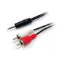 Equip Cable de audio mini jack 3,5 mm macho a 2 RCA macho 2,5 m