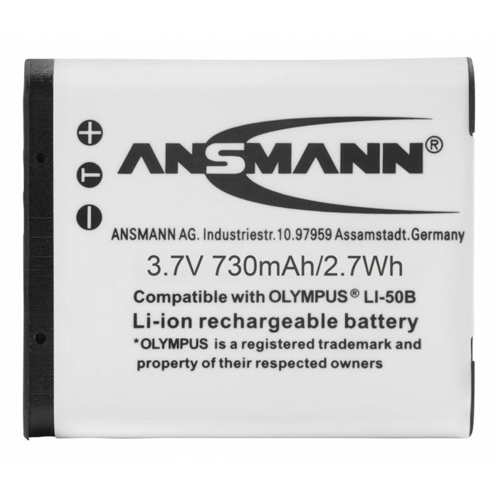Ansmann A-Oly LI 50 B Batería de iones de litio 730 mAh