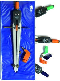 Compas Bigotera Gigante Sencilla Con Adaptador