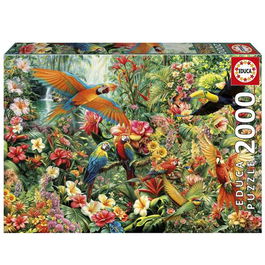 Educa Puzzle 2000 Piezas - Aves Del Amazonas, Rompecabezas para Adultos, Multilingüe
