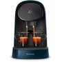 Cafetera de Cápsulas Philips L'Or Barista LM8012/40/ Azul/ Compatible cápsulas Nespresso y L'OR/ Incluye 2 tazas L'OR/ Descalcificador