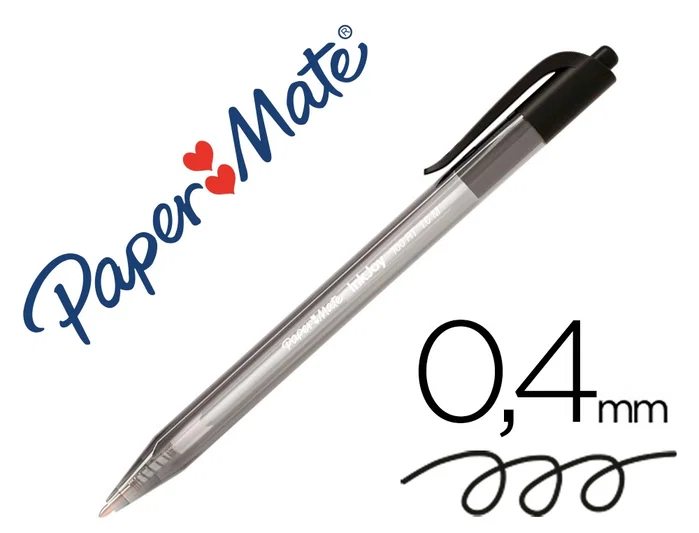 Paper Mate InkJoy 100 Bolígrafo Retráctil Triangular Negro Paper Mate InkJoy 100 Bolígrafo Retráctil Triangular Negro