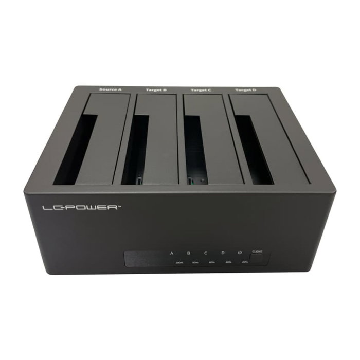 LC-Power LC-DOCK-U3-4B-V2 HDD Docking Station LC-Power LC-DOCK-U3-4B-V2 HDD Docking Station