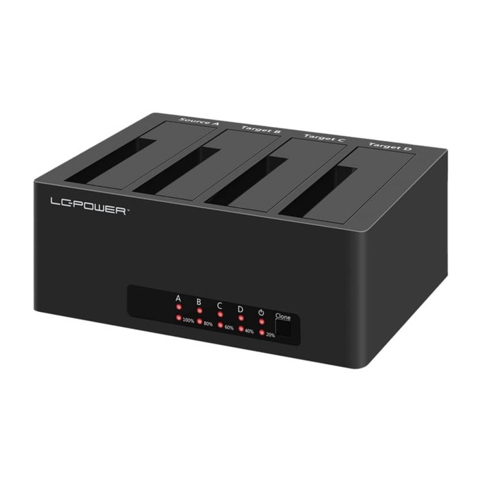 LC-Power LC-DOCK-U3-4B-V2 HDD Docking Station LC-Power LC-DOCK-U3-4B-V2 HDD Docking Station