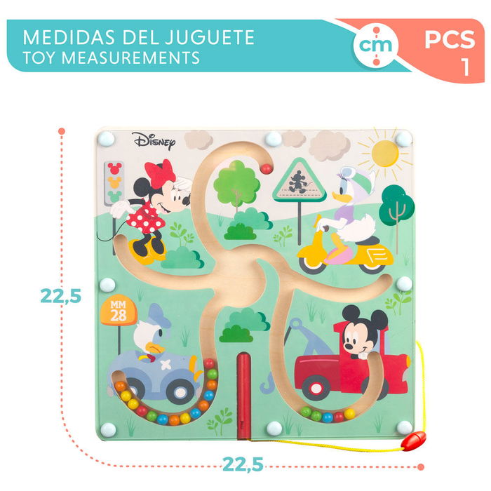 WOOMAX Laberinto Magnético Baby Disney Madera +12 meses 23x23cm WOOMAX Laberinto Magnético Baby Disney Madera +12 meses 23x23cm