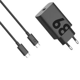 Motorola Cargador Pared USB-C Turbo Power Gan 68W Negro 1m Cable USB-C
