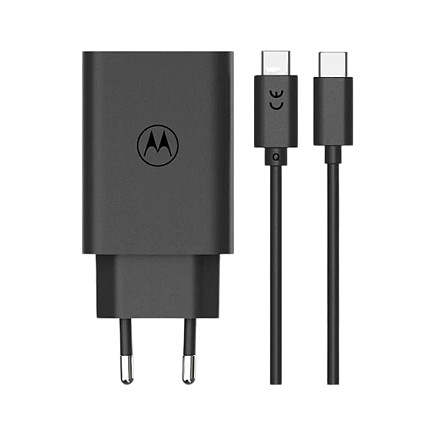 Motorola TurboPower 68W GaN Cargador de Pared con Cable USB-C Motorola TurboPower 68W GaN Cargador de Pared con Cable USB-C