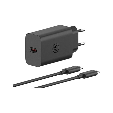 Motorola TurboPower 68W GaN Cargador de Pared con Cable USB-C Motorola TurboPower 68W GaN Cargador de Pared con Cable USB-C
