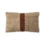 Ixia Cojín Beige-Teja Viscosa-Algodón 30 x 50 cm