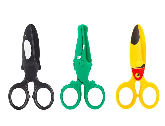 Liderpapel Tijera 12cm para Papel, Cartón y Pasta de Modelar (No para Pelo)