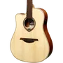 LAG Guitarra Electro-Acustica Dreadnought Cutaway Natural Zurdos Tapa Abeto Engelmann Macizo