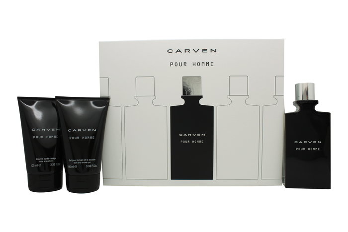 Carven Pour Homme Gift Set 100ml EDT + 100ml Aftershave Balm + 100ml Shower Gel Carven Pour Homme Gift Set 100ml EDT + 100ml Aftershave Balm + 100ml Shower Gel