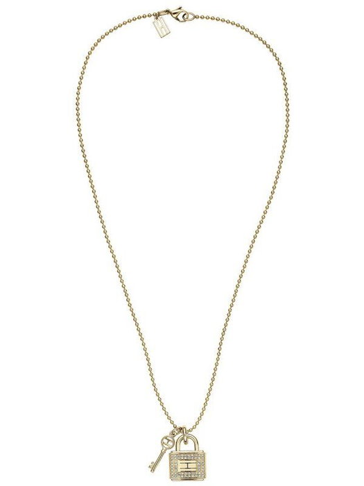 Tommy Hilfiger Collar Dorado de Acero Inoxidable 50cm