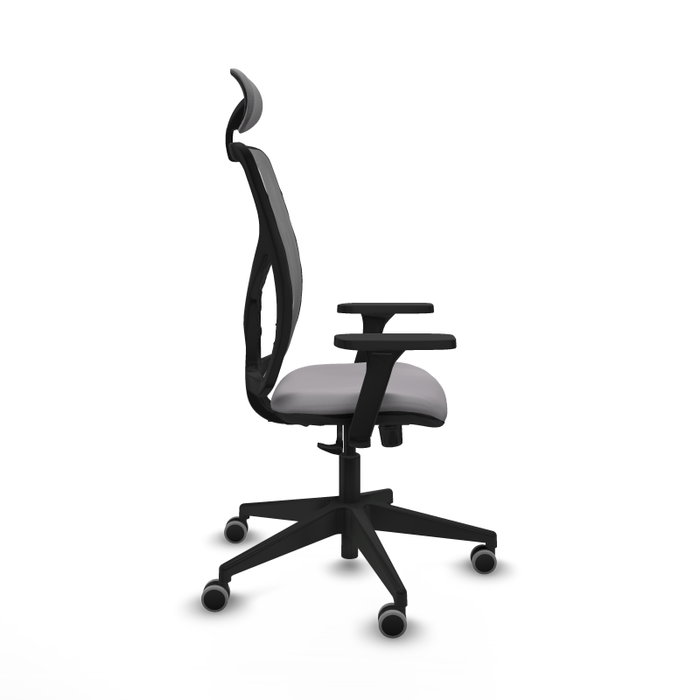 PIQUERAS Y CRESPO Silla de oficina Motilla con mecanismo Sincro, Gris PIQUERAS Y CRESPO Silla de oficina Motilla con mecanismo Sincro, Gris