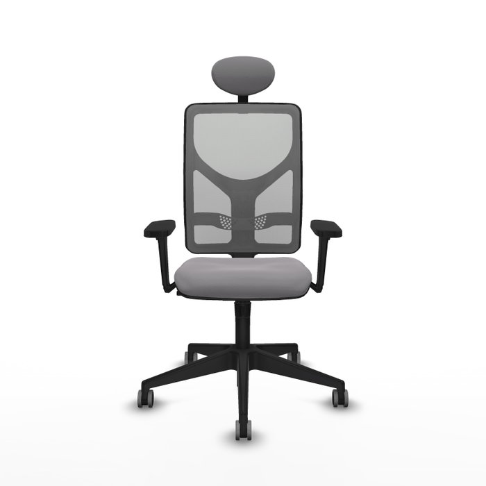 PIQUERAS Y CRESPO Silla de oficina Motilla con mecanismo Sincro, Gris PIQUERAS Y CRESPO Silla de oficina Motilla con mecanismo Sincro, Gris
