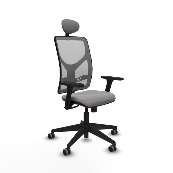 PIQUERAS Y CRESPO Silla de oficina Motilla con mecanismo Sincro, Gris PIQUERAS Y CRESPO Silla de oficina Motilla con mecanismo Sincro, Gris
