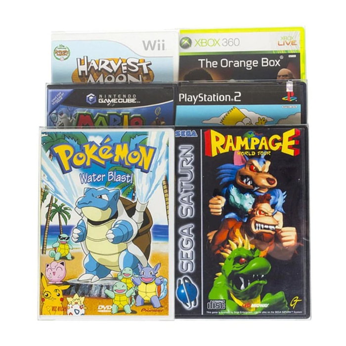 Evoretro Pack de 25 Protectores PET 0,40 mm para Gamecube, Xbox 360, Wii, PS2 y DVD Evoretro Pack de 25 Protectores PET 0,40 mm para Gamecube, Xbox 360, Wii, PS2 y DVD