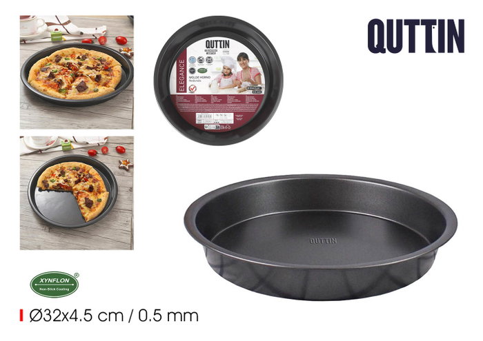Quttin Molde Redondo 32 cm x 4.5 cm x 0.5 mm (12 Unidades) Quttin Molde Redondo 32 cm x 4.5 cm x 0.5 mm (12 Unidades)