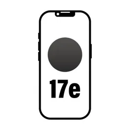 Apple iPhone 17e Smartphone 256GB 6.1" Negro 5G, Chip A19, Cámara Fusion 48 MP, Resistente Ceramic Shield 2, USB-C, Carga Inalámbrica MagSafe, iOS 26