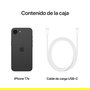 Apple iPhone 17e Smartphone 256GB 6.1" Negro 5G, Chip A19, Cámara Fusion 48 MP, Resistente Ceramic Shield 2, USB-C, Carga Inalámbrica MagSafe, iOS 26
