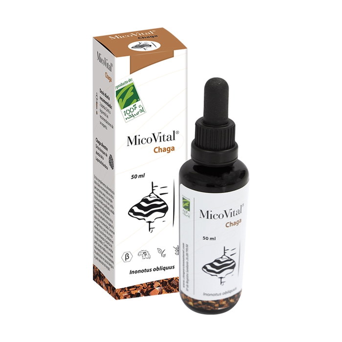 MicoVital Chaga 50ml Complemento Alimenticio Natural Antioxidante Beta-Glucanos MicoVital Chaga 50ml Complemento Alimenticio Natural Antioxidante Beta-Glucanos