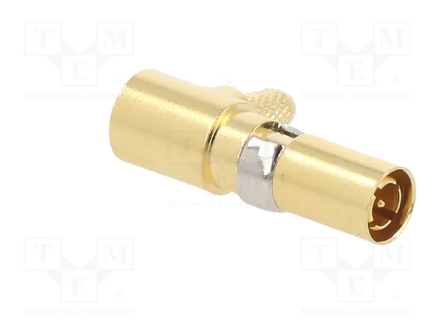 HARTING Contacto macho industrial con 1 PIN conector concéntrico
