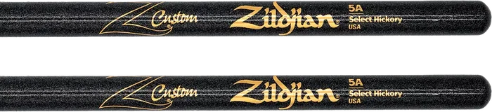 Zildjian Z Custom Le Baquetas 5A Black Chroma Edición Limitada