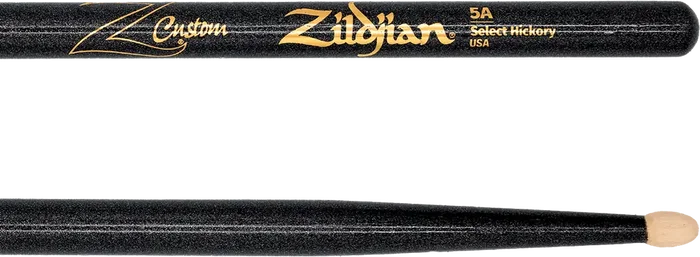 Zildjian Z Custom Le Baquetas 5A Black Chroma Edición Limitada