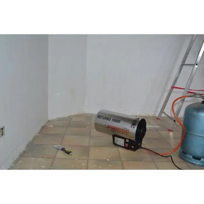 Rothenberger Generador de aire caliente Roturbo 19000 Plateado Rothenberger Generador de aire caliente Roturbo 19000 Plateado