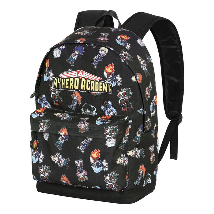 KARACTERMANIA Mochila My Hero Academia adaptable 44cm con material reciclado RPET y bolsillo para dispositivos