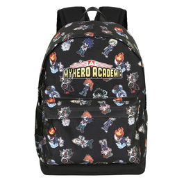 KARACTERMANIA Mochila My Hero Academia adaptable 44cm con material reciclado RPET y bolsillo para dispositivos