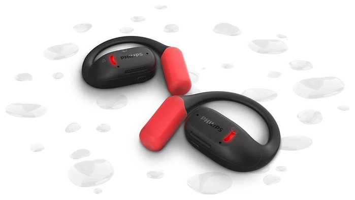Philips TAA6709BK/00 Auriculares Deportivos Bluetooth Negros y Rojos Philips TAA6709BK/00 Auriculares Deportivos Bluetooth Negros y Rojos