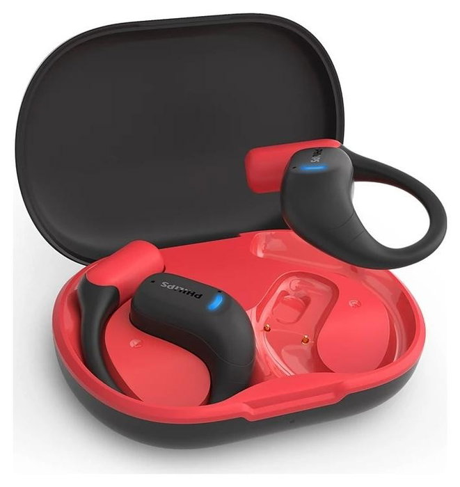 Philips TAA6709BK/00 Auriculares Deportivos Bluetooth Negros y Rojos Philips TAA6709BK/00 Auriculares Deportivos Bluetooth Negros y Rojos