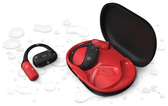 Philips TAA6709BK/00 Auriculares Deportivos Bluetooth Negros y Rojos Philips TAA6709BK/00 Auriculares Deportivos Bluetooth Negros y Rojos
