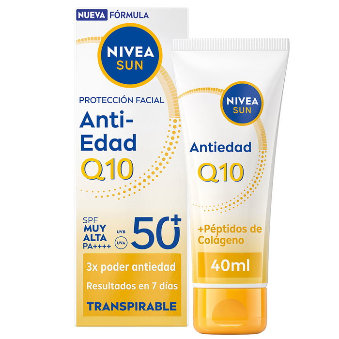 Nivea SUN Q10 Protección Facial SPF50+ 40 ml