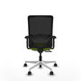PIQUERAS Y CRESPO Silla de oficina Zulema Pistacho y Negro