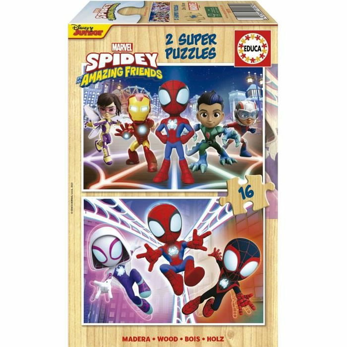 Educa Puzzle 2X16 piezas Spidey & His Amazing Friends Educa Puzzle 2X16 piezas Spidey & His Amazing Friends