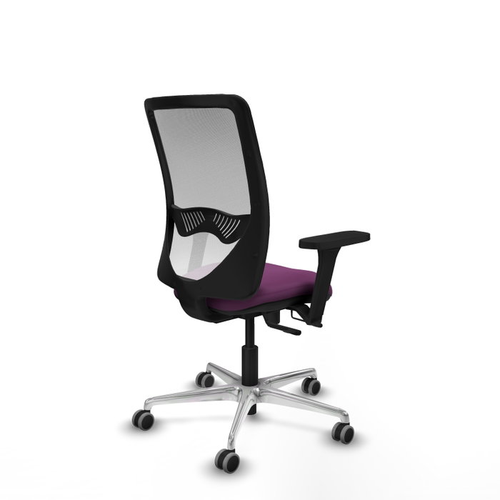 PIQUERAS Y CRESPO Silla de oficina Zulema Morado y Blanco