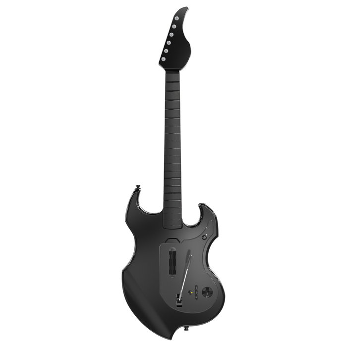 PDP Guitarra Inalámbrica Riffmaster PDP1717630706377 para PlayStation 4, PlayStation 5 y PC - Negra