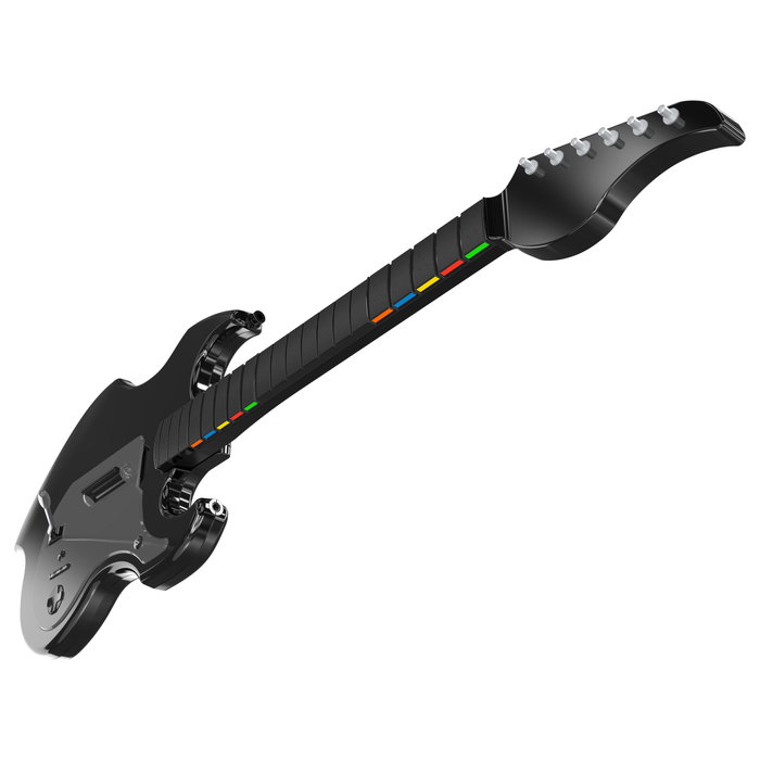 PDP Guitarra Inalámbrica Riffmaster PDP1717630706377 para PlayStation 4, PlayStation 5 y PC - Negra