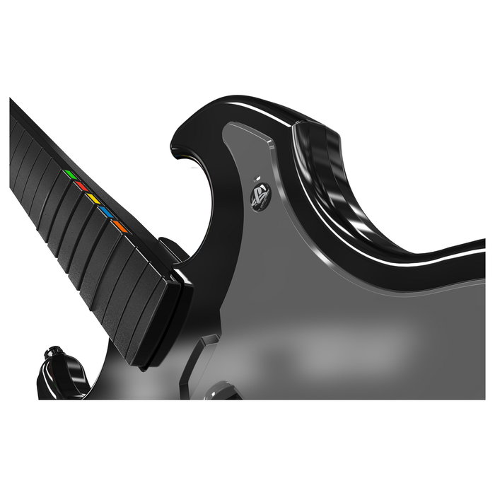 PDP Guitarra Inalámbrica Riffmaster PDP1717630706377 para PlayStation 4, PlayStation 5 y PC - Negra