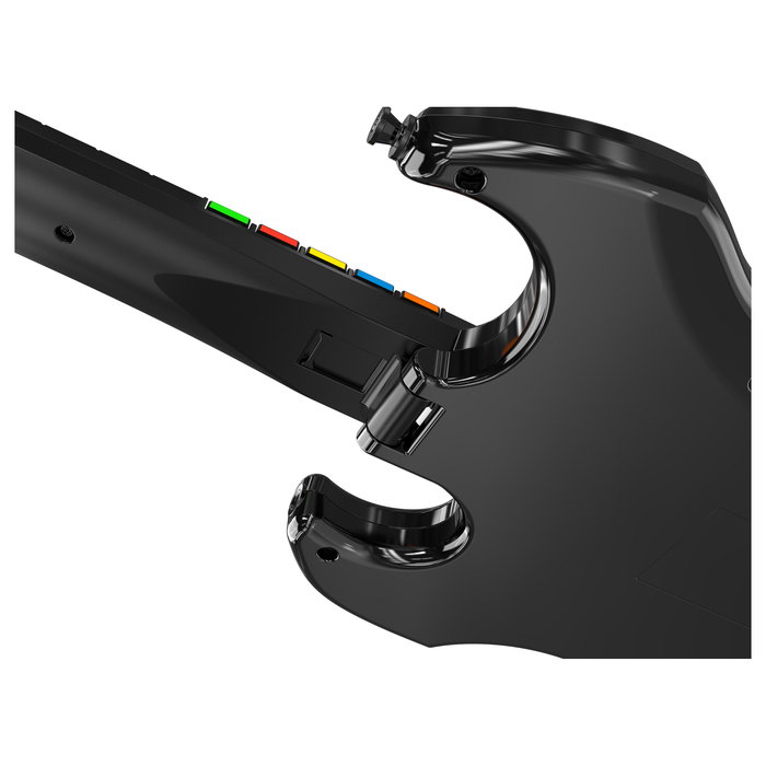 PDP Guitarra Inalámbrica Riffmaster PDP1717630706377 para PlayStation 4, PlayStation 5 y PC - Negra