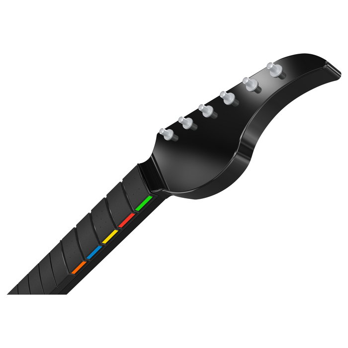 PDP Guitarra Inalámbrica Riffmaster PDP1717630706377 para PlayStation 4, PlayStation 5 y PC - Negra