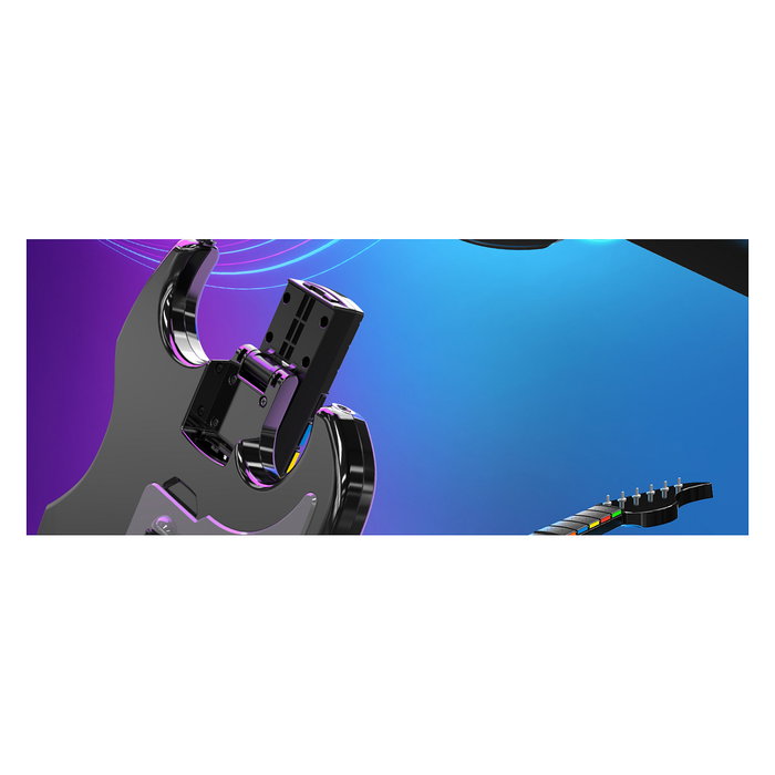 PDP Guitarra Inalámbrica Riffmaster PDP1717630706377 para PlayStation 4, PlayStation 5 y PC - Negra