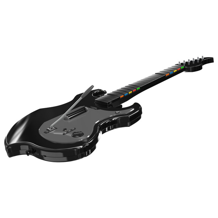 PDP Guitarra Inalámbrica Riffmaster PDP1717630706377 para PlayStation 4, PlayStation 5 y PC - Negra