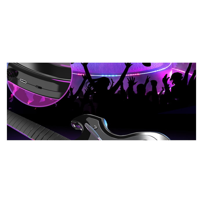 PDP Guitarra Inalámbrica Riffmaster PDP1717630706377 para PlayStation 4, PlayStation 5 y PC - Negra