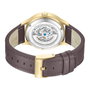 Kenneth Cole KCWGX0057901 Reloj Automático con Caja Dorada y Correa de Cuero Marrón