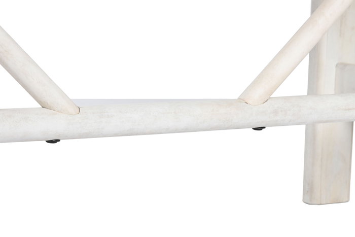 DKD Home Decor Mesa de Comedor Mango Blanco DKD Home Decor Mesa de Comedor Mango Blanco